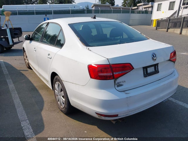 2015 Volkswagen Jetta S მანქანა იყიდება აუქციონზე, vin: 3VW2K7AJ0FM336091, აუქციონის ნომერი: 40044112