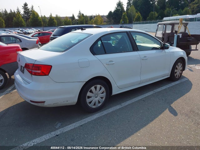 2015 Volkswagen Jetta S მანქანა იყიდება აუქციონზე, vin: 3VW2K7AJ0FM336091, აუქციონის ნომერი: 40044112