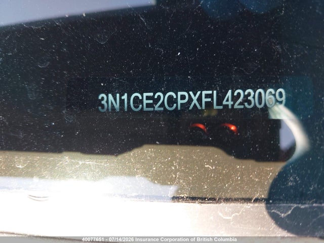 Auction sale of the 2015 Nissan Versa Note S/s Plus/sv/sl/sr, vin: 3N1CE2CPXFL423069, lot number: 40077651