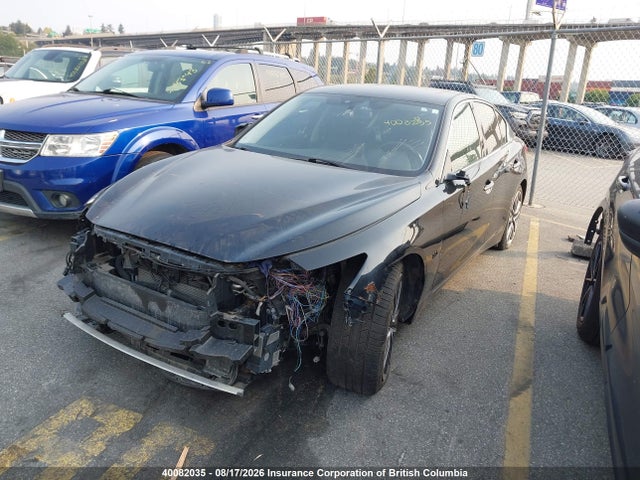 2017 Infiniti Q50 3.0t მანქანა იყიდება აუქციონზე, vin: JN1EV7AR4HM836530, აუქციონის ნომერი: 40082035