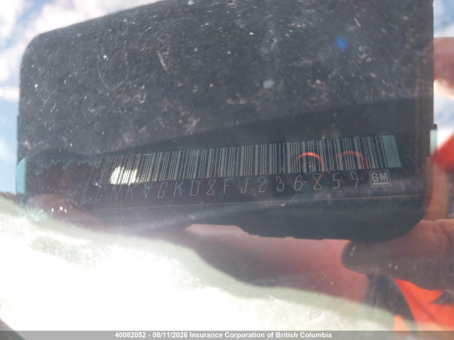 Chevrolet Traverse Lt 2015 1GNKVGKD8FJ236859 Image 9