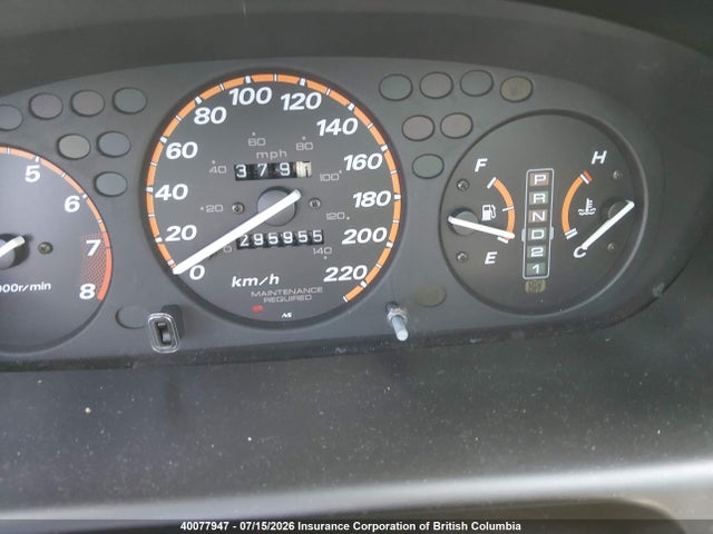 2000 Honda Cr-v Ex მანქანა იყიდება აუქციონზე, vin: JHLRD1851YC801583, აუქციონის ნომერი: 40077947