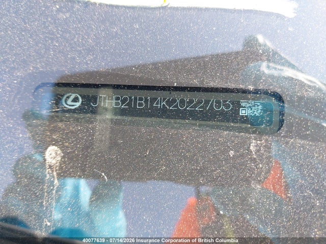 Lexus Es 300h 300h 2019 JTHB21B14K2022703 Image 20
