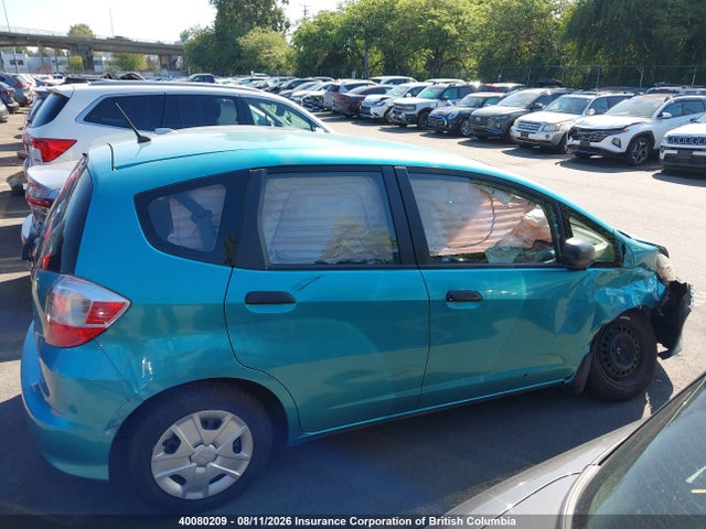 40080209 :رقم المزاد ، LUCGE8H30D3009195 vin ، 2013 Honda Fit Dx-a مزاد بيع