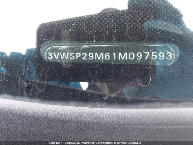 40081287 :رقم المزاد ، 3VWSP29M61M097593 vin ، 2001 Volkswagen Jetta Gls Tdi مزاد بيع