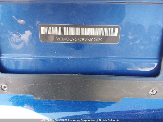 2011 Bmw 135 I მანქანა იყიდება აუქციონზე, vin: WBAUC9C52BVM09429, აუქციონის ნომერი: 40075883
