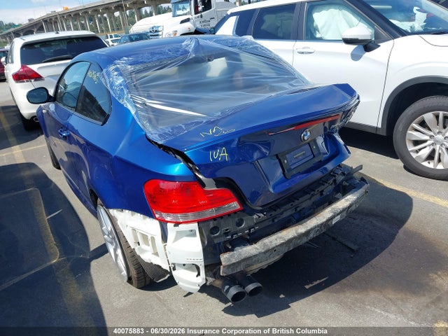 2011 Bmw 135 I მანქანა იყიდება აუქციონზე, vin: WBAUC9C52BVM09429, აუქციონის ნომერი: 40075883