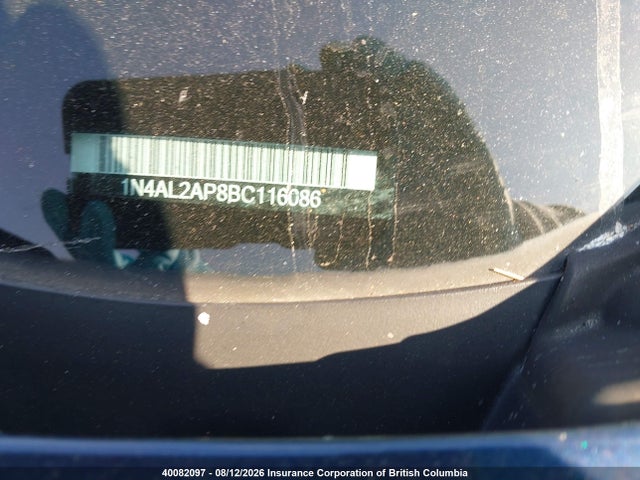 Auction sale of the 2011 Nissan Altima 2.5 S, vin: 1N4AL2AP8BC116086, lot number: 40082097