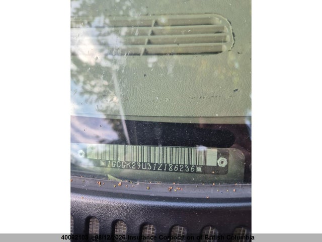 Продажа на аукционе авто 2001 Chevrolet Silverado 2500 Ls/lt, vin: 1GCGK29U31Z186236, номер лота: 40082103