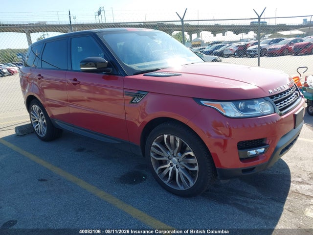 Auction sale of the 2016 Land Rover Range Rover Sport V8 Supercharged, vin: SALWR2EF5GA110712, lot number: 40082106