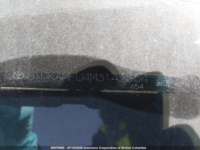 JTDKAMFU4M3142864 Toyota Prius Special Edition/l/le/xle/limited