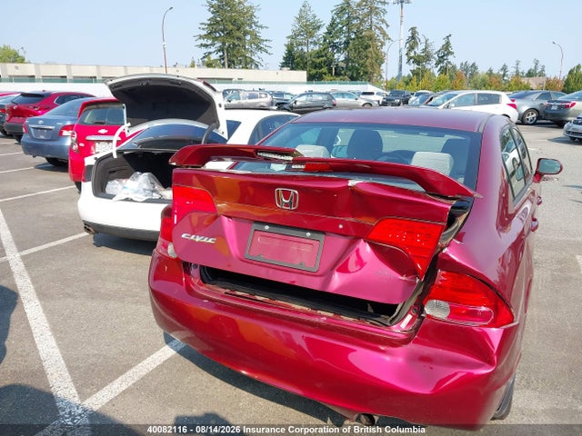 2006 Honda Civic მანქანა იყიდება აუქციონზე, vin: 2HGFA16886H011599, აუქციონის ნომერი: 40082116