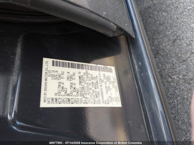 2005 Nissan Xterra Off Road/s/se მანქანა იყიდება აუქციონზე, vin: 5N1AN08U05C633614, აუქციონის ნომერი: 40077593