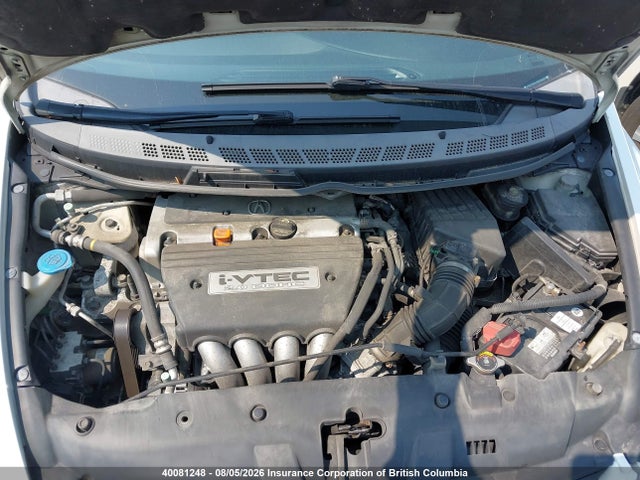 40081248 :رقم المزاد ، 2HHFD55518H200888 vin ، 2008 Acura Csx مزاد بيع