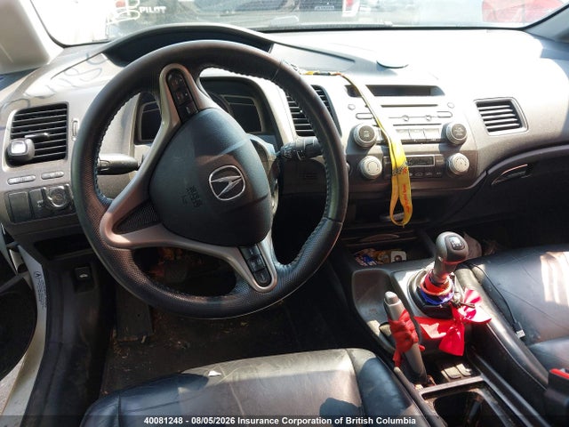 40081248 :رقم المزاد ، 2HHFD55518H200888 vin ، 2008 Acura Csx مزاد بيع