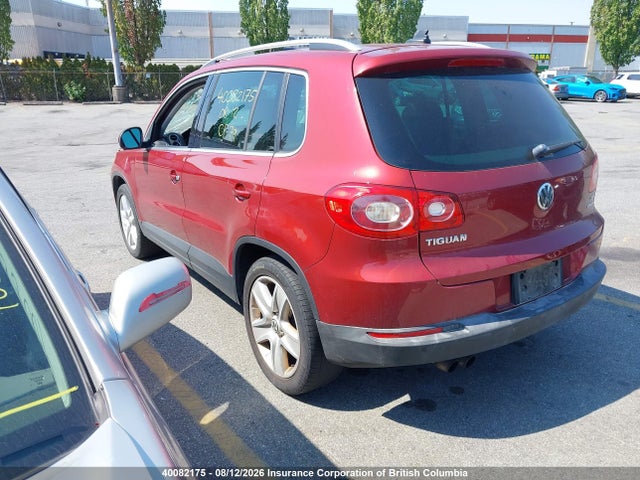 2011 Volkswagen Tiguan S/se/sel მანქანა იყიდება აუქციონზე, vin: WVGBV7AX6BW001115, აუქციონის ნომერი: 40082175