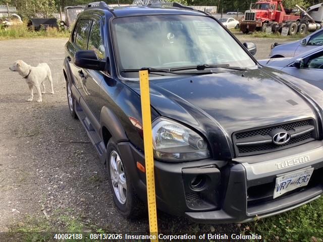 40082188 :رقم المزاد ، KM8JM12D36U309022 vin ، 2006 Hyundai Tucson Gl مزاد بيع