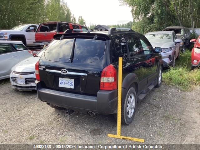 40082188 :رقم المزاد ، KM8JM12D36U309022 vin ، 2006 Hyundai Tucson Gl مزاد بيع