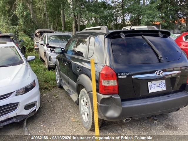 40082188 :رقم المزاد ، KM8JM12D36U309022 vin ، 2006 Hyundai Tucson Gl مزاد بيع
