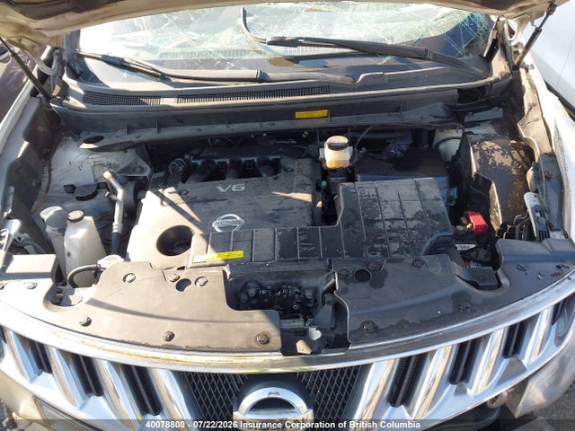 Aukcja sprzedaży 2010 Nissan Murano S/sl/le, vin: JN8AZ1MW6AW107989, numer aukcji: 40078800