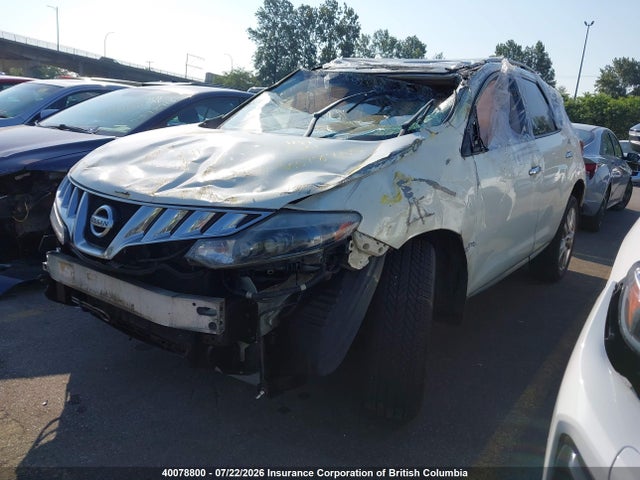 Aukcja sprzedaży 2010 Nissan Murano S/sl/le, vin: JN8AZ1MW6AW107989, numer aukcji: 40078800