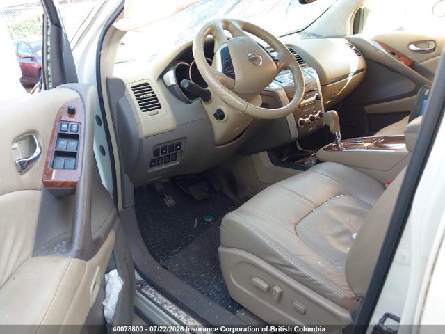 Aukcja sprzedaży 2010 Nissan Murano S/sl/le, vin: JN8AZ1MW6AW107989, numer aukcji: 40078800