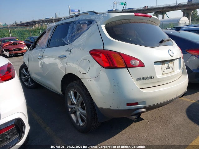 Aukcja sprzedaży 2010 Nissan Murano S/sl/le, vin: JN8AZ1MW6AW107989, numer aukcji: 40078800