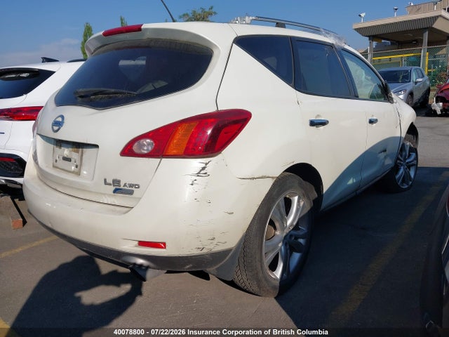 Aukcja sprzedaży 2010 Nissan Murano S/sl/le, vin: JN8AZ1MW6AW107989, numer aukcji: 40078800