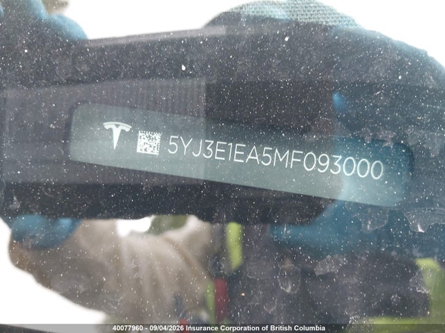 Продажа на аукционе авто 2021 Tesla Model 3, vin: 5YJ3E1EA5MF093000, номер лота: 40077960
