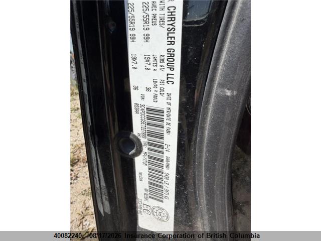 Продажа на аукционе авто 2014 Dodge Journey Sxt, vin: 3C4PDCCG5ET227899, номер лота: 40082240
