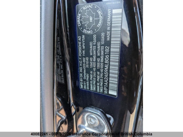 Porsche Macan 2021 WP1AA2A59MLB06182 Image 5