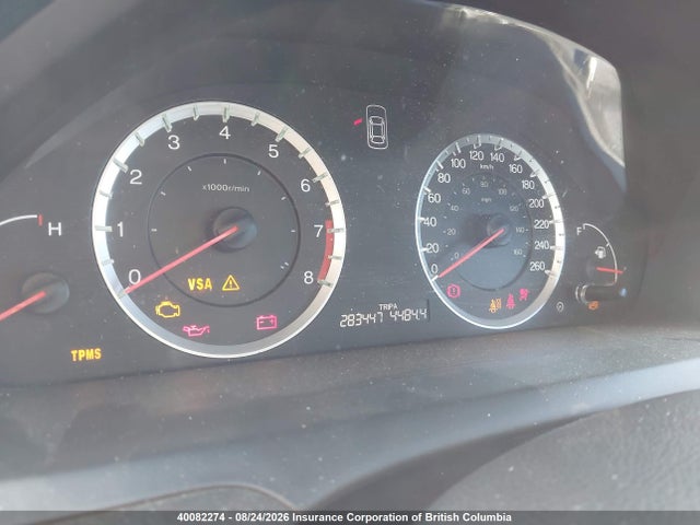 40082274 :رقم المزاد ، 1HGCS21868A800235 vin ، 2008 Honda Accord Exl مزاد بيع