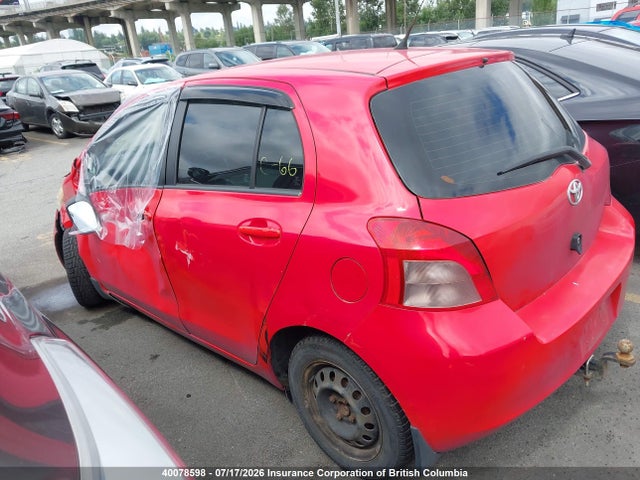 40078598 :رقم المزاد ، JTDKT923575120627 vin ، 2007 Toyota Yaris مزاد بيع