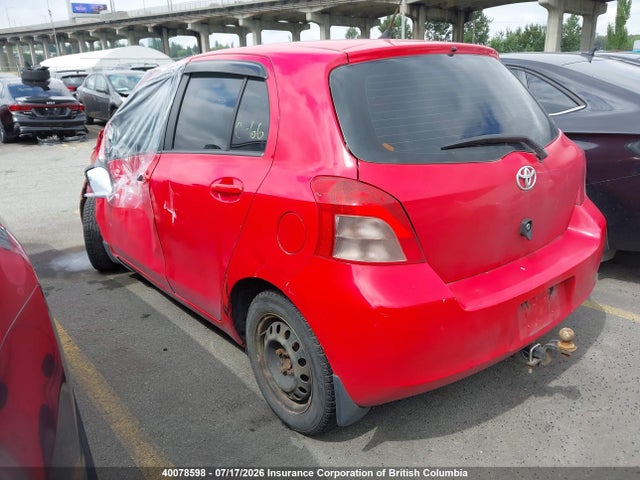 40078598 :رقم المزاد ، JTDKT923575120627 vin ، 2007 Toyota Yaris مزاد بيع