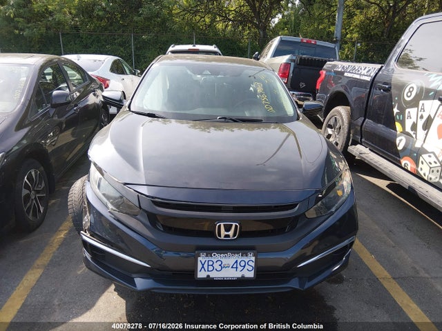 40078278 :رقم المزاد ، 2HGFC2F72KH030991 vin ، 2019 Honda Civic Ex مزاد بيع