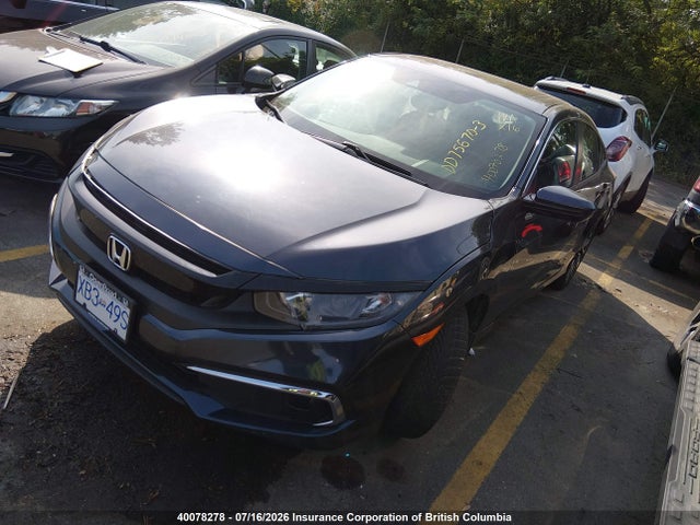 40078278 :رقم المزاد ، 2HGFC2F72KH030991 vin ، 2019 Honda Civic Ex مزاد بيع