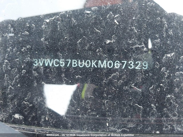40082325 :رقم المزاد ، 3VWC57BU0KM067329 vin ، 2019 Volkswagen Jetta مزاد بيع