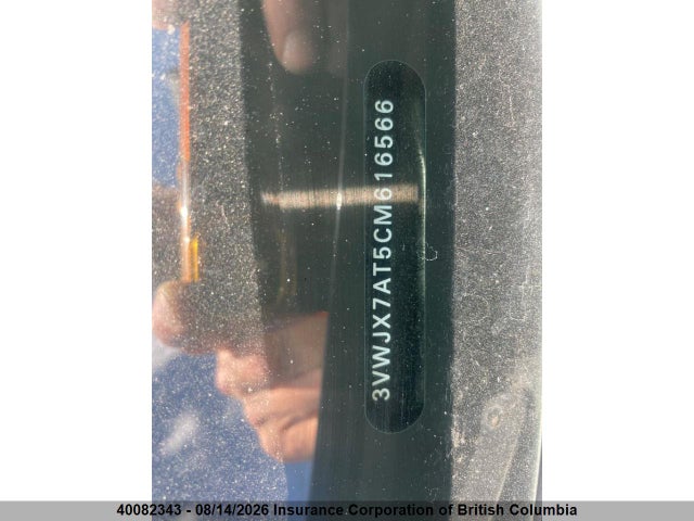 2012 Volkswagen Beetle მანქანა იყიდება აუქციონზე, vin: 3VWJX7AT5CM616566, აუქციონის ნომერი: 40082343
