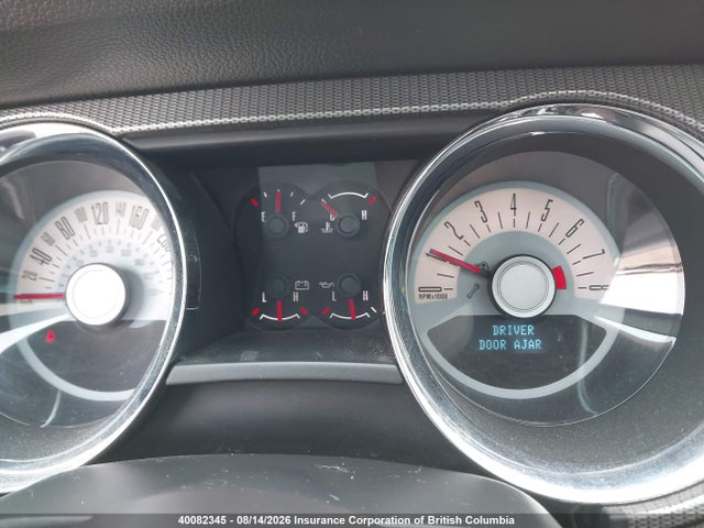 2011 Ford Mustang Gt მანქანა იყიდება აუქციონზე, vin: 1ZVBP8CF5B5121208, აუქციონის ნომერი: 40082345