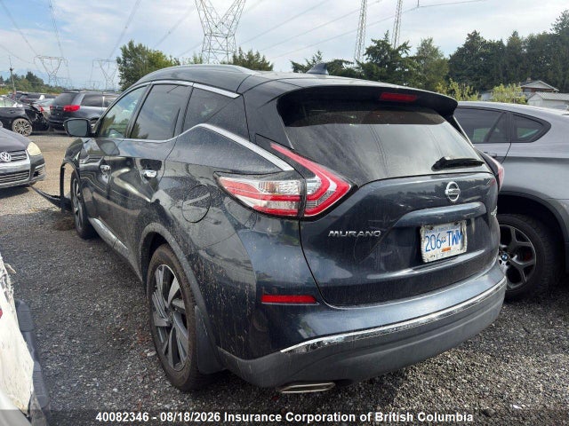 Aukcja sprzedaży 2018 Nissan Murano S/sl/sv/platinum, vin: 5N1AZ2MH0JN195264, numer aukcji: 40082346