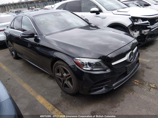 2019 Mercedes-benz C 300 4matic მანქანა იყიდება აუქციონზე, vin: 55SWF8EB7KU304494, აუქციონის ნომერი: 40078350