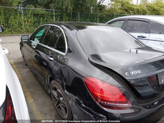 2019 Mercedes-benz C 300 4matic მანქანა იყიდება აუქციონზე, vin: 55SWF8EB7KU304494, აუქციონის ნომერი: 40078350