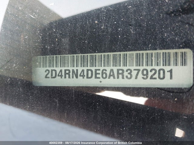 Продажа на аукционе авто 2010 Dodge Grand Caravan Se, vin: 2D4RN4DE6AR379201, номер лота: 40082359