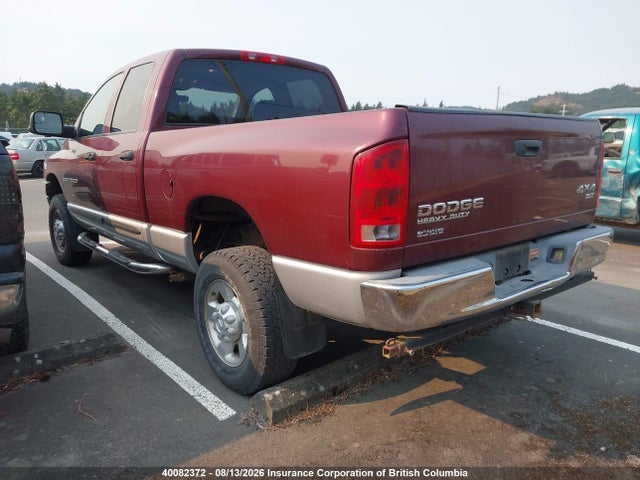 2003 Dodge Ram 2500 St/slt მანქანა იყიდება აუქციონზე, vin: 3D7KU28C43G816481, აუქციონის ნომერი: 40082372