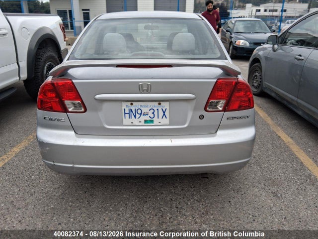 40082374 :رقم المزاد ، 2HGES16834H922414 vin ، 2004 Honda Civic مزاد بيع