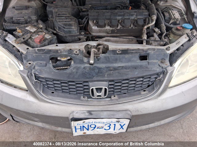 40082374 :رقم المزاد ، 2HGES16834H922414 vin ، 2004 Honda Civic مزاد بيع