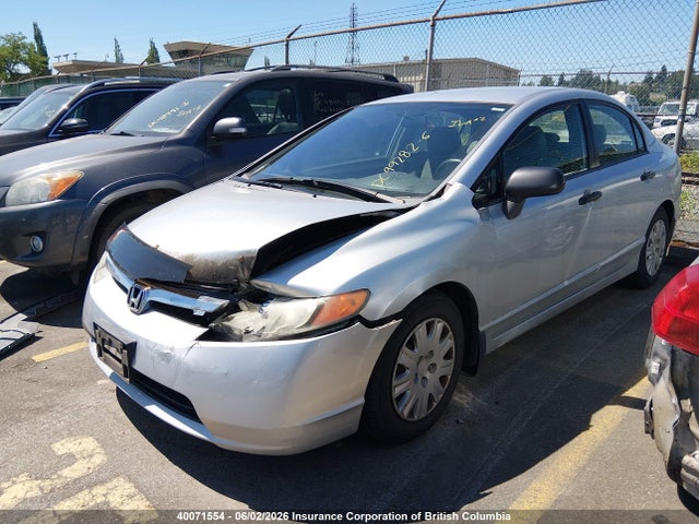 Aukcja sprzedaży 2007 Honda Civic Dx, vin: 2HGFA163X7H034999, numer aukcji: 40071554