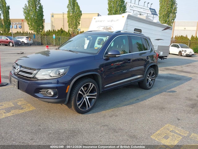 Продаж на аукціоні авто 2017 Volkswagen Tiguan Highline, vin: WVGLV7AX1HK025763, номер лоту: 40082399
