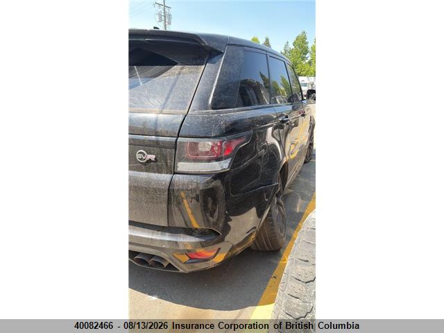 2016 Land Rover Range Rover Sport Svr მანქანა იყიდება აუქციონზე, vin: SALWZ2EF1GA107709, აუქციონის ნომერი: 40082466