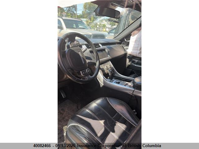 2016 Land Rover Range Rover Sport Svr მანქანა იყიდება აუქციონზე, vin: SALWZ2EF1GA107709, აუქციონის ნომერი: 40082466